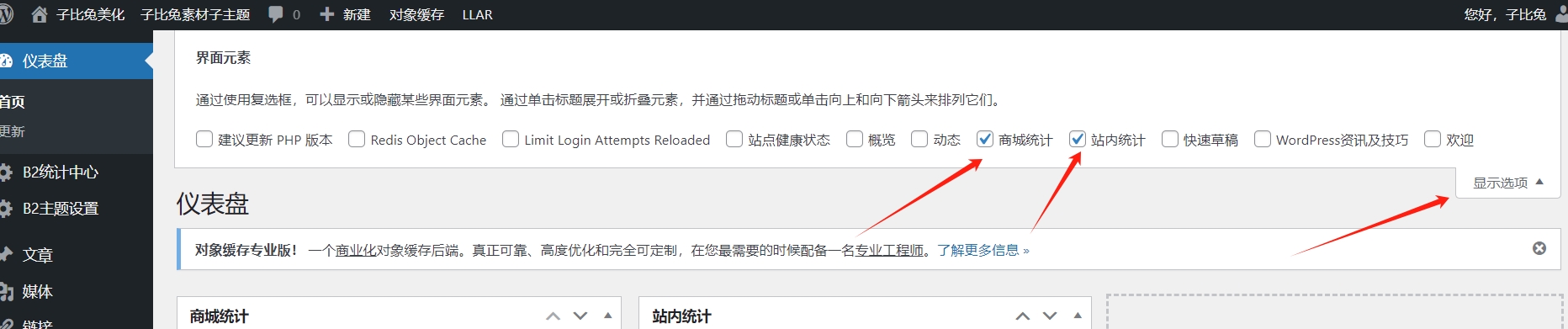 图片[2]-B2仪表盘统计图表插件（李初一仿自子比）【支持PHP8.1】-剑去主题